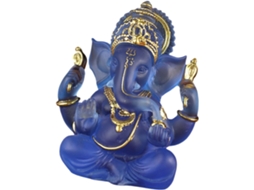 Estatueta Artesanal De Um Deus Elefante, Decoração Em Resina, Arte Tradicional Hindu Amigável