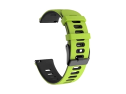 Pulseira De Relógio Lurelia Em Silicone Bicolor De 20 Mm Para Huawei Watch Gt 3 42 Mm Verde E Preto