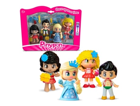 Set De 4 Figuras De Cuento Pinypon