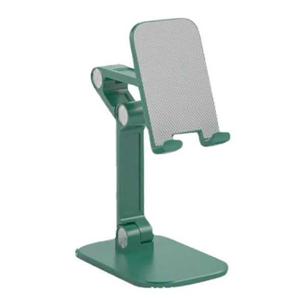 Suporte Para Celular De Mesa, Ajustável, Dobrável, Portátil, Verde.