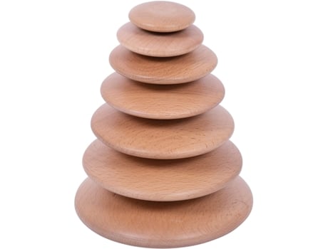 Jogo Didático TICKIT Madeira - Bege - 23 x 16 x 10 cm)