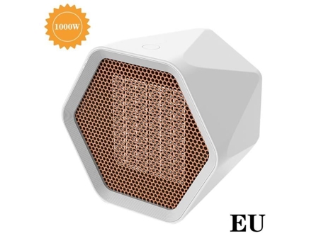 Ventilador Radiador Aquecedor de água hexagonal 1000w, relógio de sol branco (sem eletricidade) 153F VICOODA