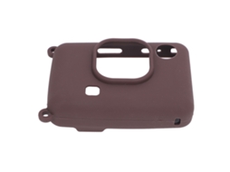 Carcasa De Sílica Para Cámara Instantánea Liplay Funda Protectora Suave Cubierta Corporal De Piel Marrón Oscuro