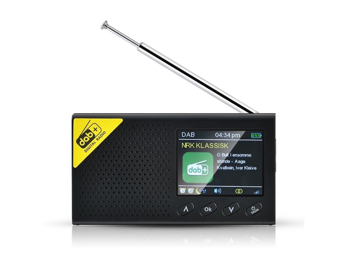 Lurelia Rádio Digital Com Bluetooth, Dab/dab+, Fm/am, Usb, Ecrã Lcd/led, Preto