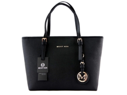 Bolsa Feminina de Mão, Grande, Tamanho A4, Ombro Escolar, Documentos, Trabalho, Elegante, Moderna, Preta, Clássica AQUAFORGE