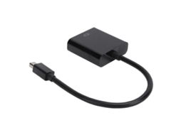 Adaptador Lurelia Cabo Mini DisplayPort para VGA, Macho, Fêmea, Preto