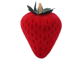 Alfineteiro Em Formato De Morango Com Design Criativo Para Acessórios De Ferramentas De Costura, Micro Caixa De Joias, Estojo Delicado De Pele Sintéti