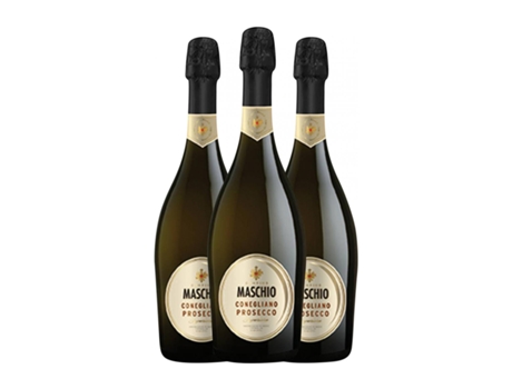 Espumante BENIAMINO MASCHIO Superiore Spumante Extra Dry Prosecco Extra Seco Prosecco di Conegliano-Valdobbiadene (0.75 L - 3 Unidades)