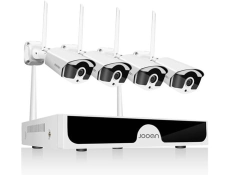 Kit de Videovigilância WiFi JOOAN com 4 Câmaras (HD - WiFi)