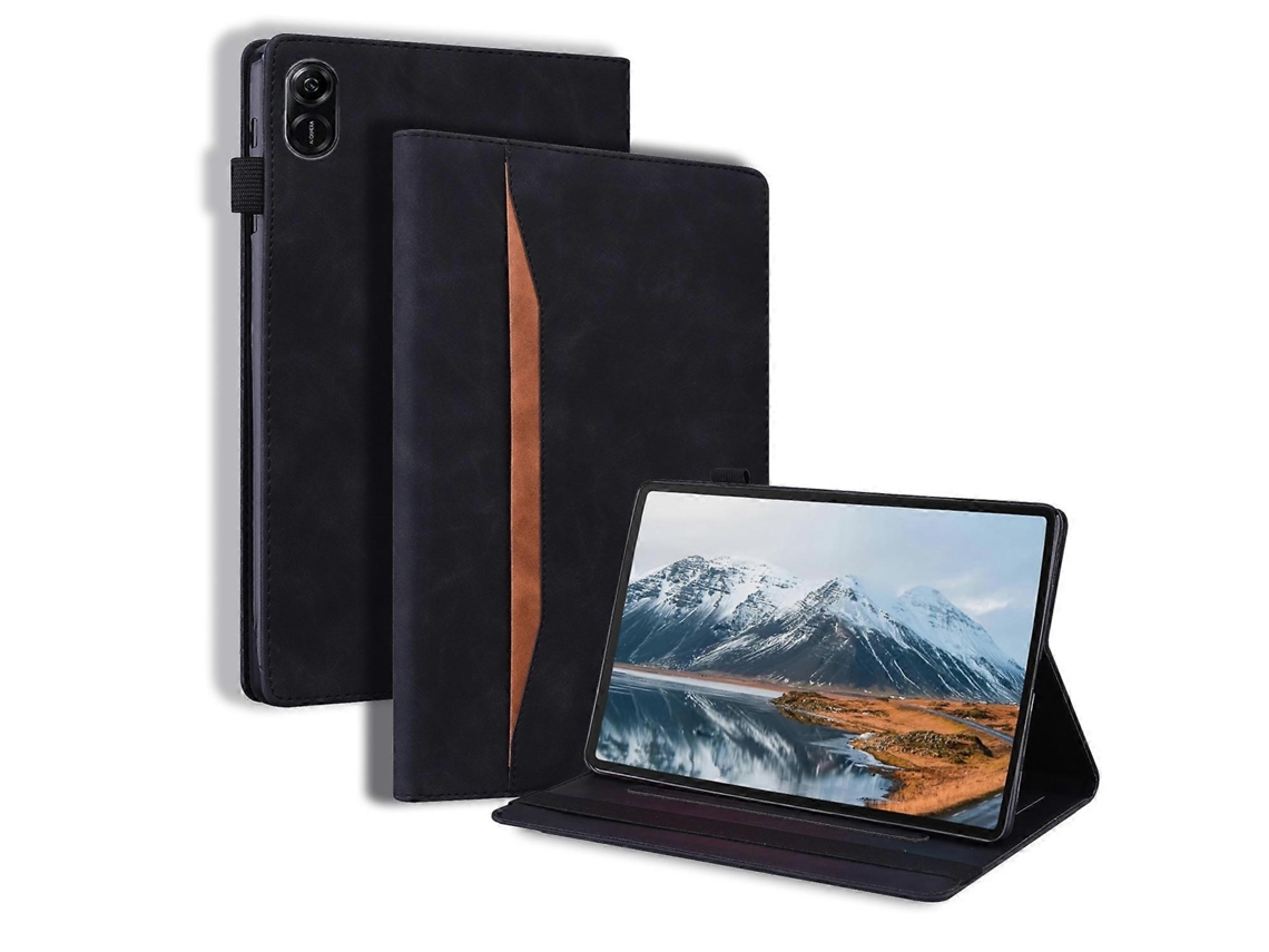 Capa de couro antichoque Webake Splicing para tablet