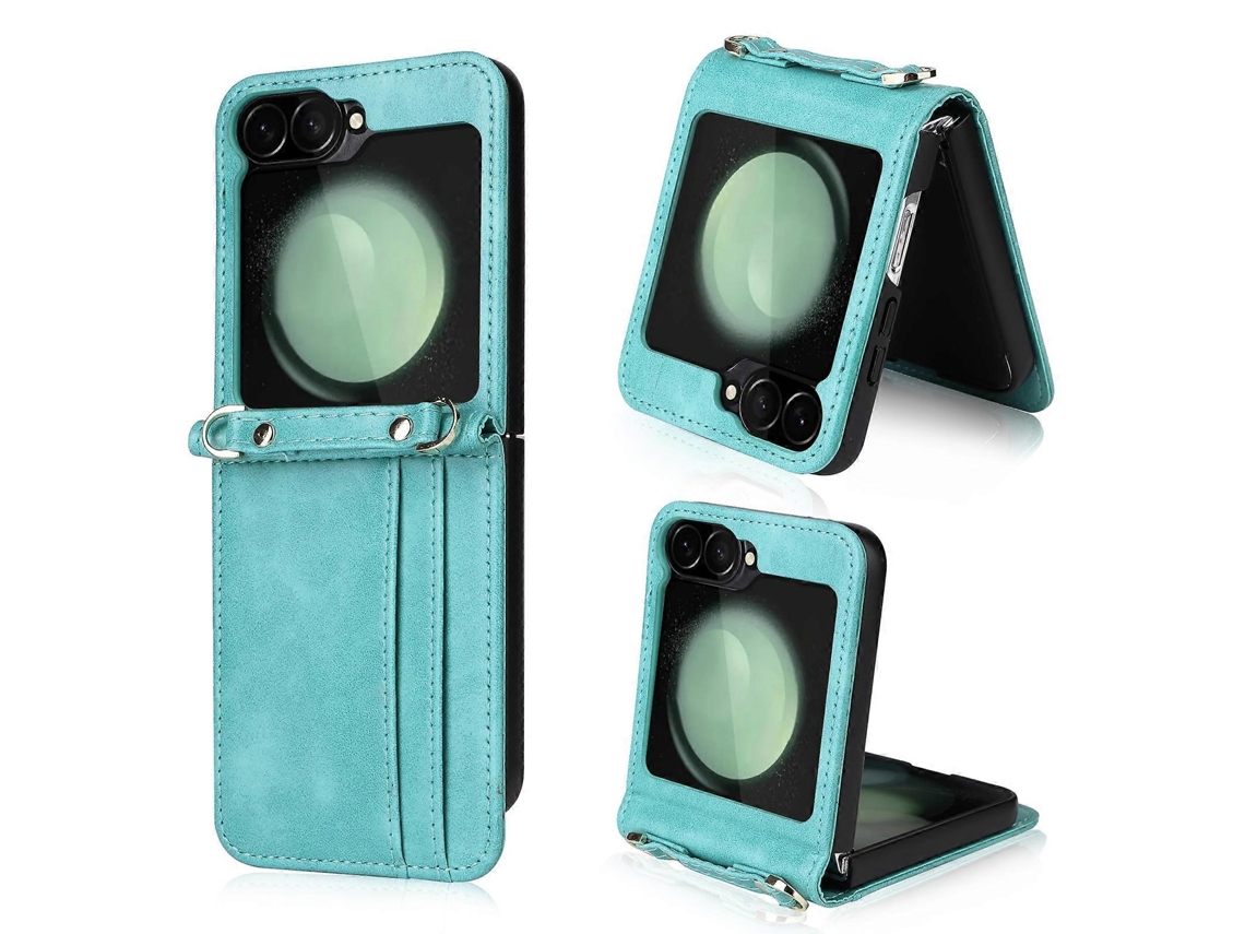 Capa Dobrável Transversal Para Celular Samsung Galaxy Z Flip6