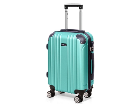 Mala De Viagem De Cabina 55cm, Bagagem De Cabina, Malas De Viagem Pequenas E Leves, Material Abs, 55x35x22cm, Verde Todeco