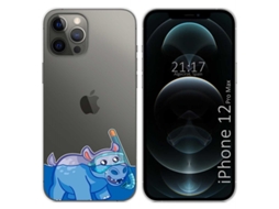 Capa iPhone 12 Pro Max (6.7) TUMUNDOSMARTPHONE Desenhos Transparente Multicor