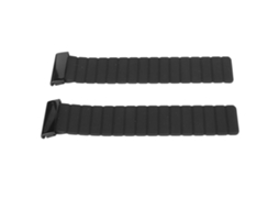 Pulseira de Relógio Magnética 26mm Silicone Resistente Ao Suor com Liberação Rápida para Vertix 2 Preto
