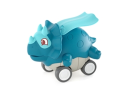 Mali brinquedo de Inércia de Pressão Dinossauro Cartoon Fofo Plástico Seguro Presente para Crianças Acima de 3 Anos Triceratops