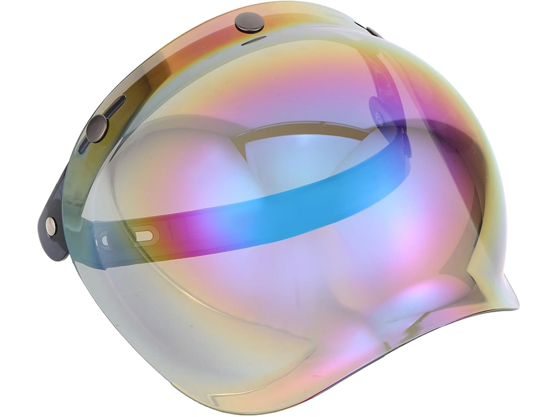 Para-brisa Removível Transparente Para Capacete De Motocicleta, Resistente A Impactos.