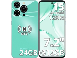 OUKITEL C69 24GB RAM 512GB ROM 7.2'' 120Hz 6000mAh 64MP Câmara Android 15 NFC