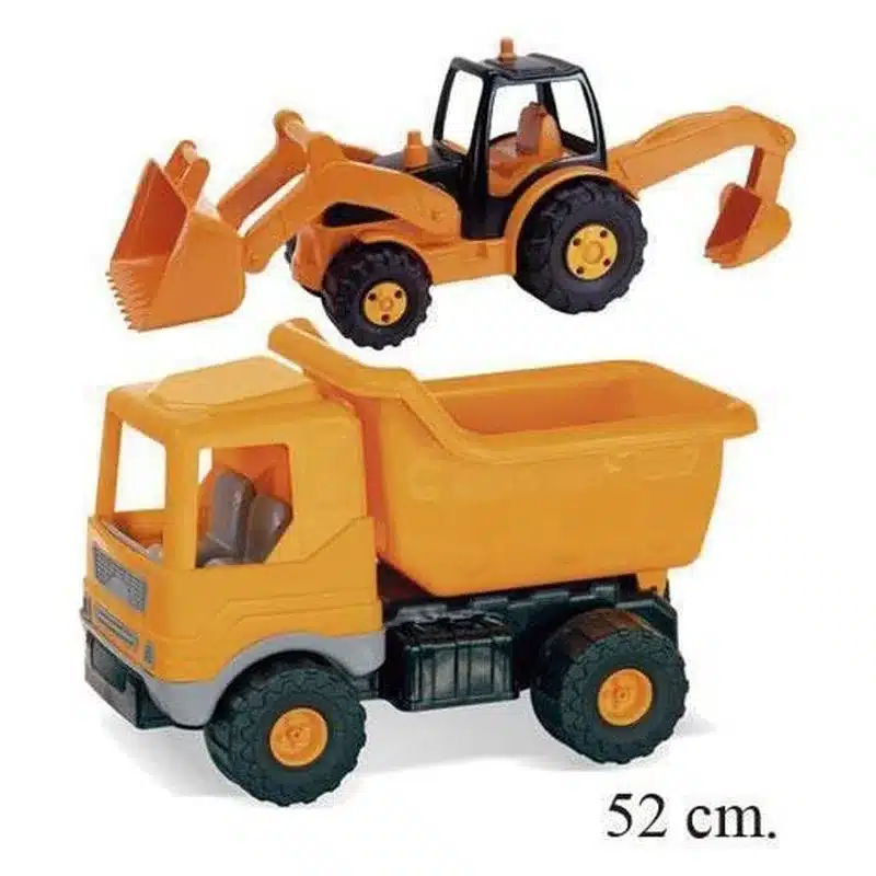 Camión Volquete Con Tractor Naranja 52cm 13088 Avc Ofertas Diciembre24