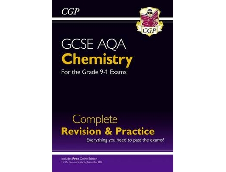 Livro gcse chemistry aqa complete revision & practice includes online ed, videos & quizzes de cgp books (inglês)