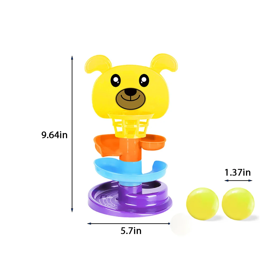 Bola Rolante De Brinquedo Para Bebês (3 Camadas), Jogo Educativo Infantil, Pista De Empilhamento Para Bebês.