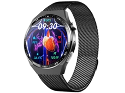 Smartwatch com chamada Bluetooth, monitoramento não invasivo de açúcar no sangue, alerta de ECG SOS, contador de passes e rastreamento esportivo Bestvite