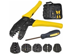 Alicate de Crimpagem 5 em 1 para Conectores com Chave de Fenda e Estojo AQUAFORGE