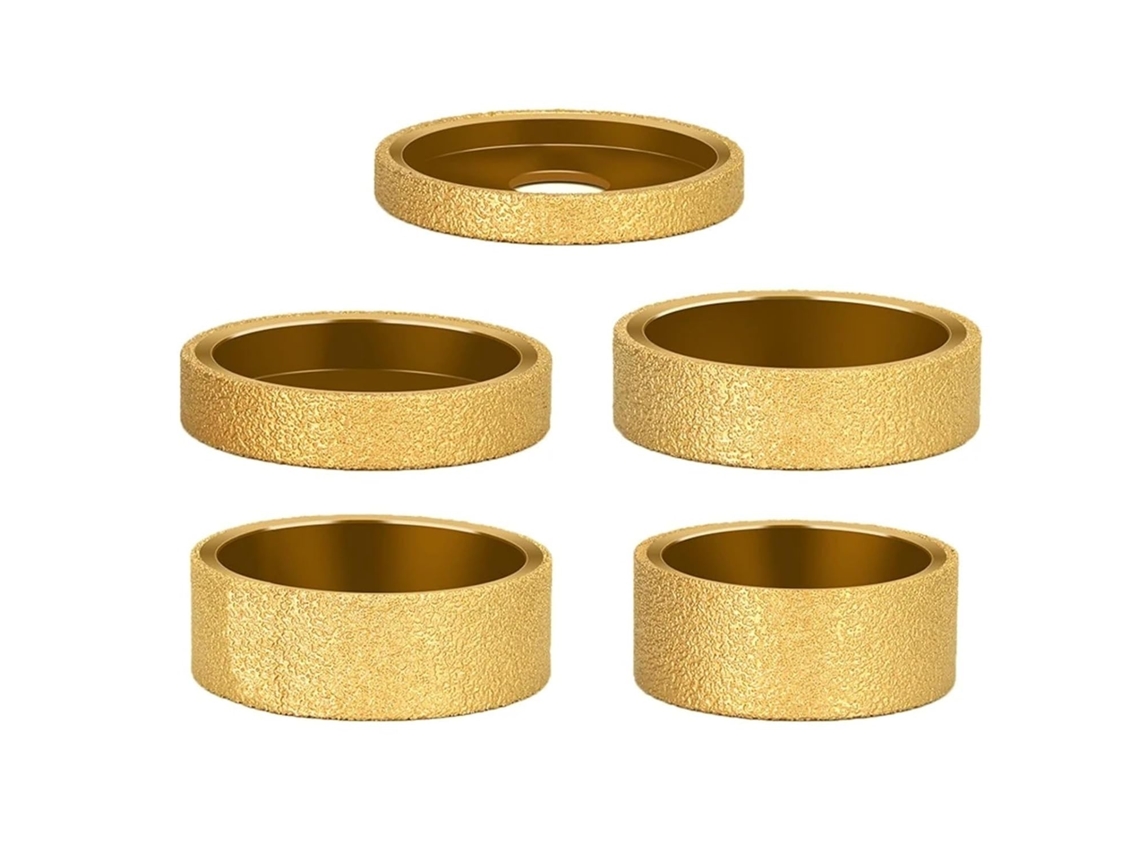 Disco De Desbaste Diamantado 20mm Diâmetro E 3 Polegadas 75mm Com Brasagem A Vácuo Para Acabamento Bordas Mármore Perfil