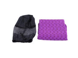 Business toalha de Tapete de Yoga Antiderrapante Absorvente de Suor 185x63cm para Ginástica Pilates Roxa