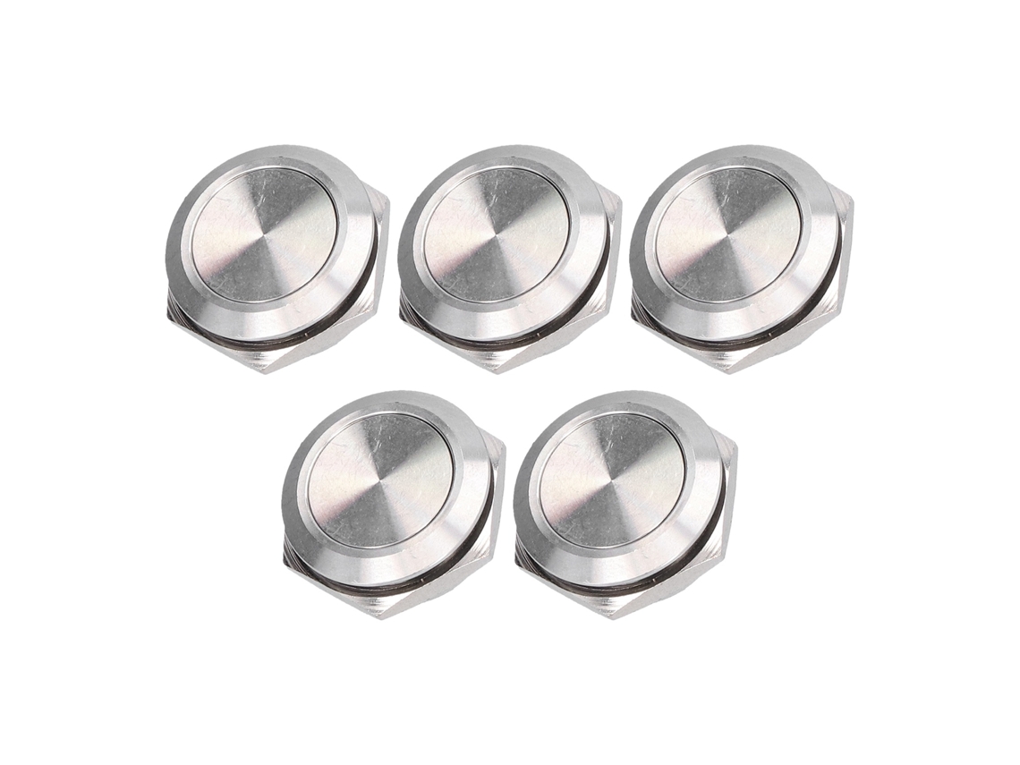 Peças Interruptor De Botão De Topo Plano Inox Impermeável Terminal Parafuso Acessórios Elétricos 0-220v