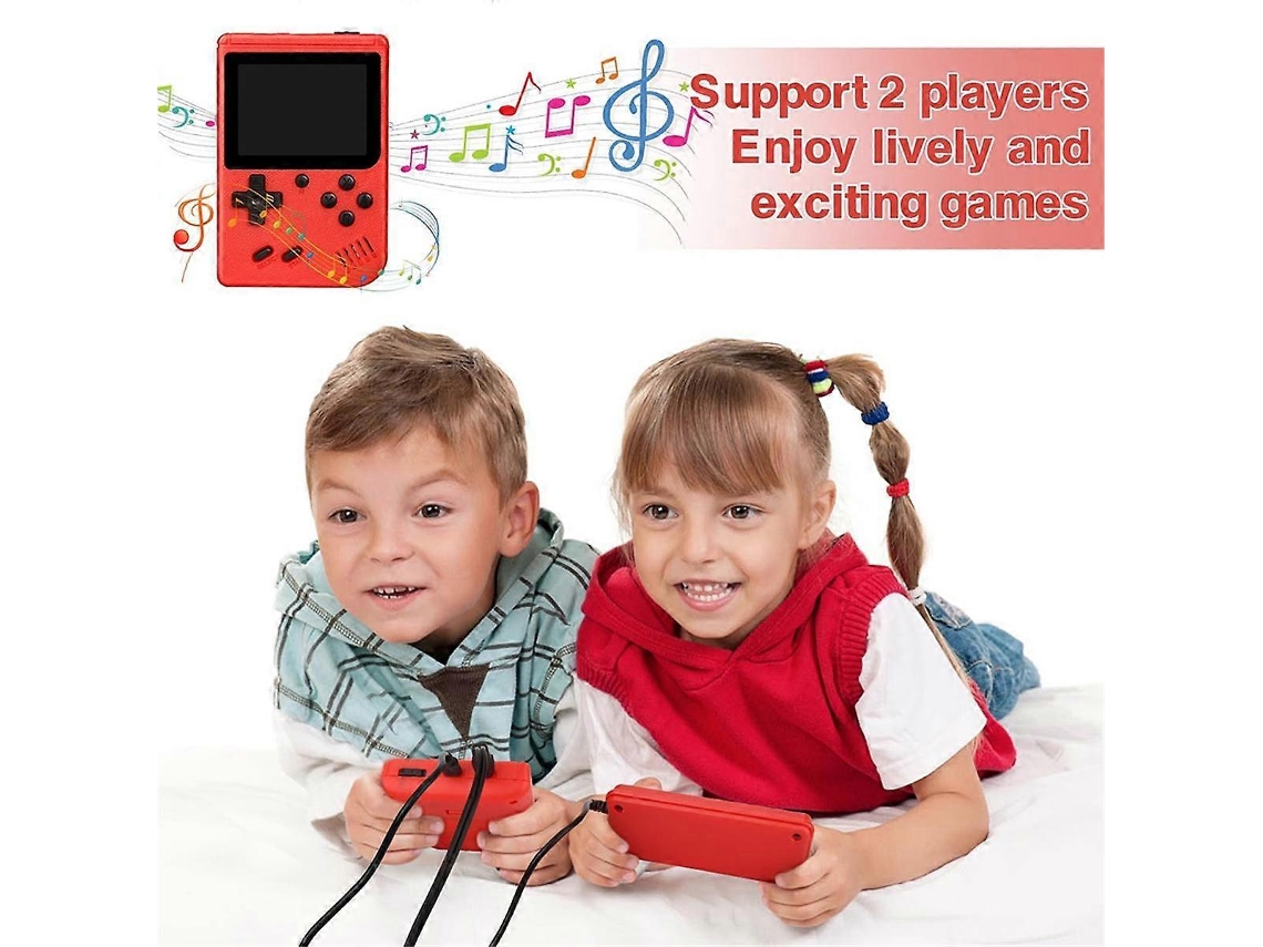 Console De Jogos Portátil Retrô De 2,4 Polegadas Controle De Jogo Para Crianças, 400 Jogos, Suporte Para Conectar Tv E Ly Ebike