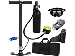 Mini Cilindro de Mergulho SFUSHOS com Respirador, Estilo Lazer ao Ar Livre