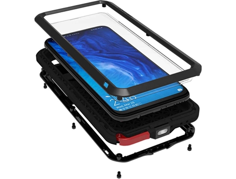 Capa Huawei P40 Lite LOVE MEI BACK-LOVEMEI-P40L Preto