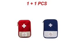 Mini Kit De Primeiros Socorros Portátil Para Viagens, Camping E Sobrevivência, Ideal Para Emergências E Atividades Ao Ar Livre. Possui Um Porta-c