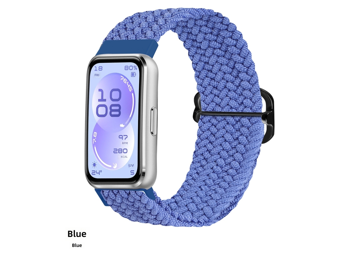 Pulseira Ajustável de Nylon Trançado com Fivela Deslizante para Huawei Band 11 e 11 Pro CHABERLU
