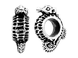 Dive Silver Seahorse Bead