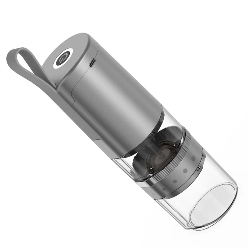 Moedor De Café Elétrico Com Núcleo De Moagem De Cerâmica Transparente E Ajustável Brilvibera (cinza)