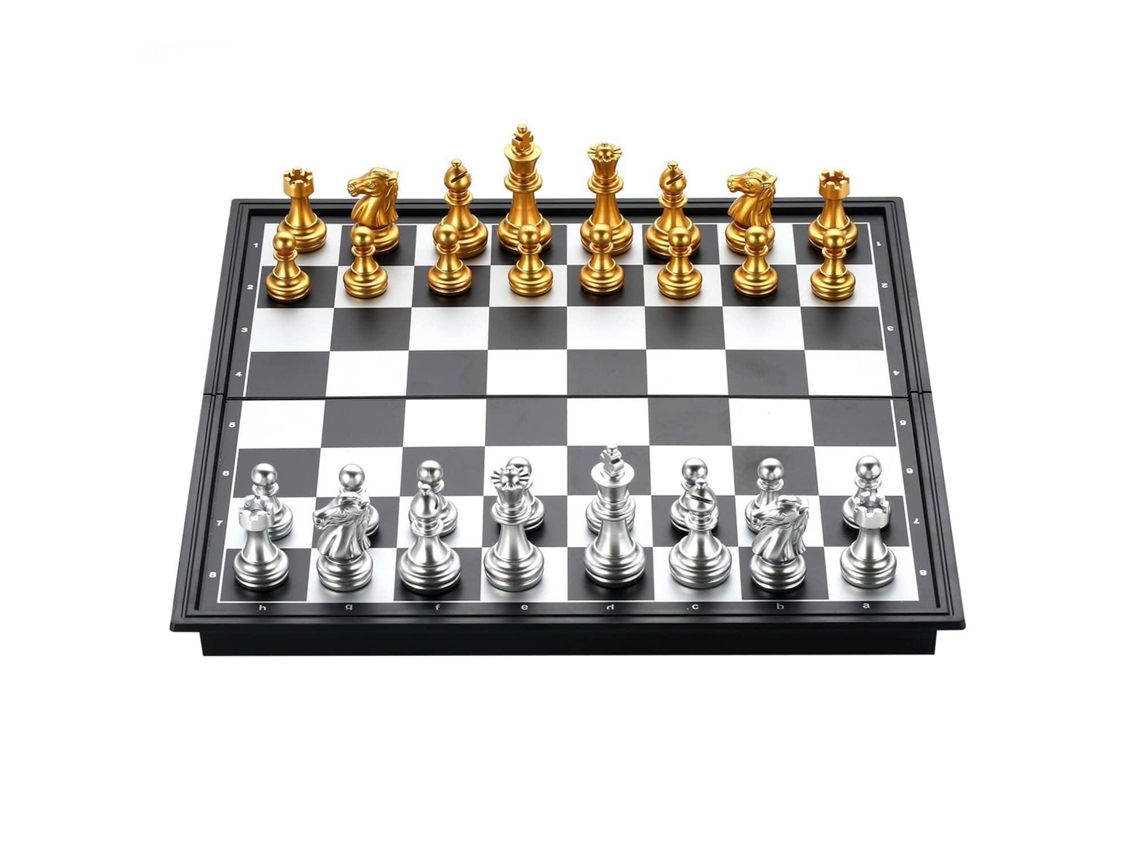 Tabuleiro de Xadrez Magnético Dobrável