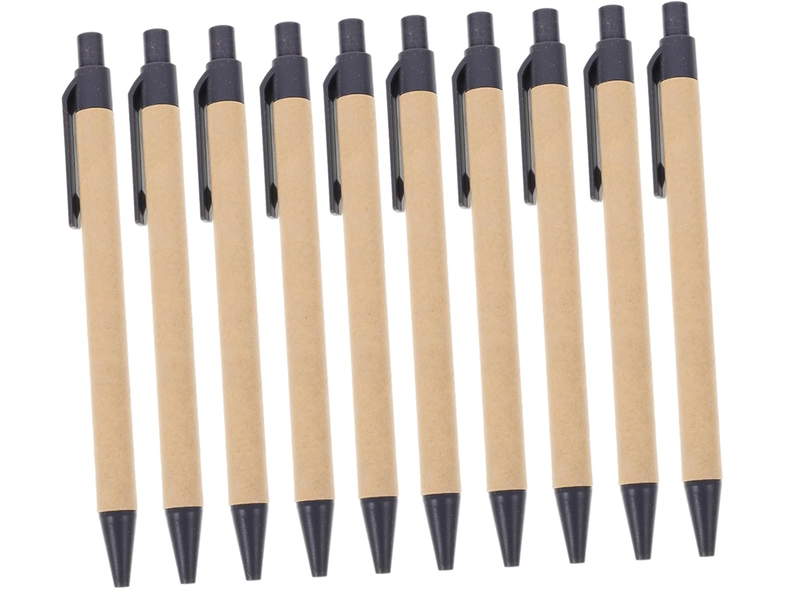 Caneta Esferográfica Multifuncional, Pacote Com 10 Unidades, Tinta