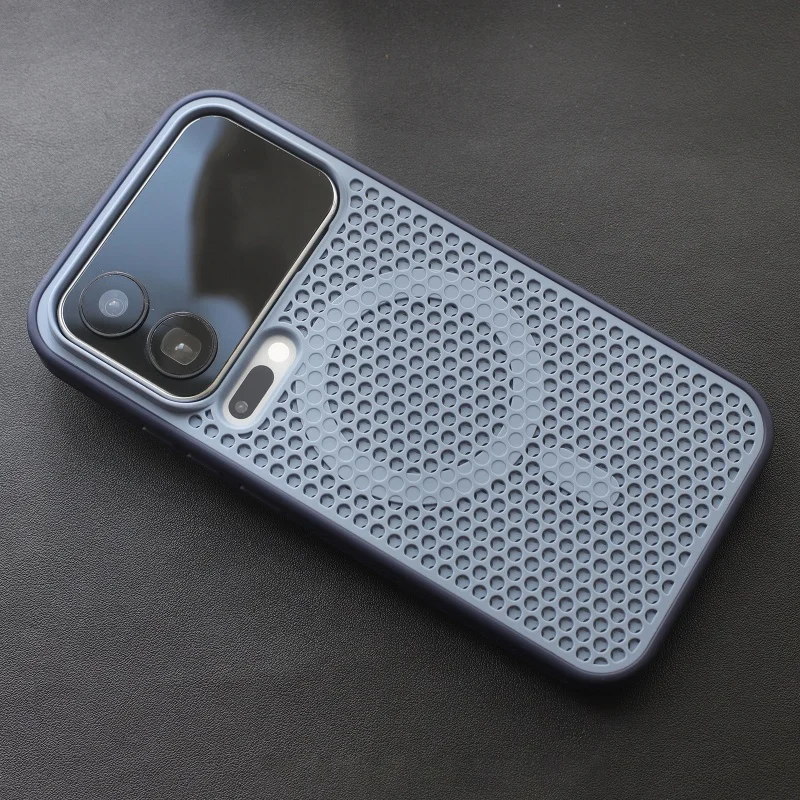 Capa Protetora Magnética Para Dissipação De Calor (xiaomi 14 Pro Azul), Com Acabamento Fosco.