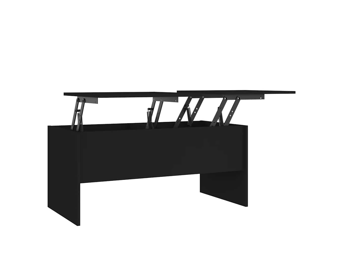Mesa de centro Madeira, acabamento marrom, exclusiva da MAISON (102x50,5x46,5 cm)