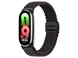 Pulseira De Nylon Trançado Com Fecho Magnético Para Xiaomi Smart Band 10/9/8