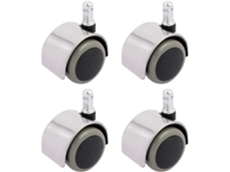 Rodízios Com Rolamento Coberto Aexit, 11 Mm, 4 Unidades, Pu