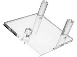 Suporte De Acrílico Transparente, Pequeno, Leve E Resistente, Para Exibir Minerais E Pedras, Ideal Para Oficinas