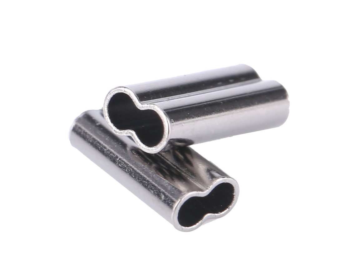 100 Manguitos de Cobre para Linha de Pesca 1.8mm