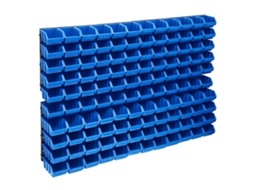 Storage Bin Kit, Storage Bin Kits Vidaxl Azul Plástico