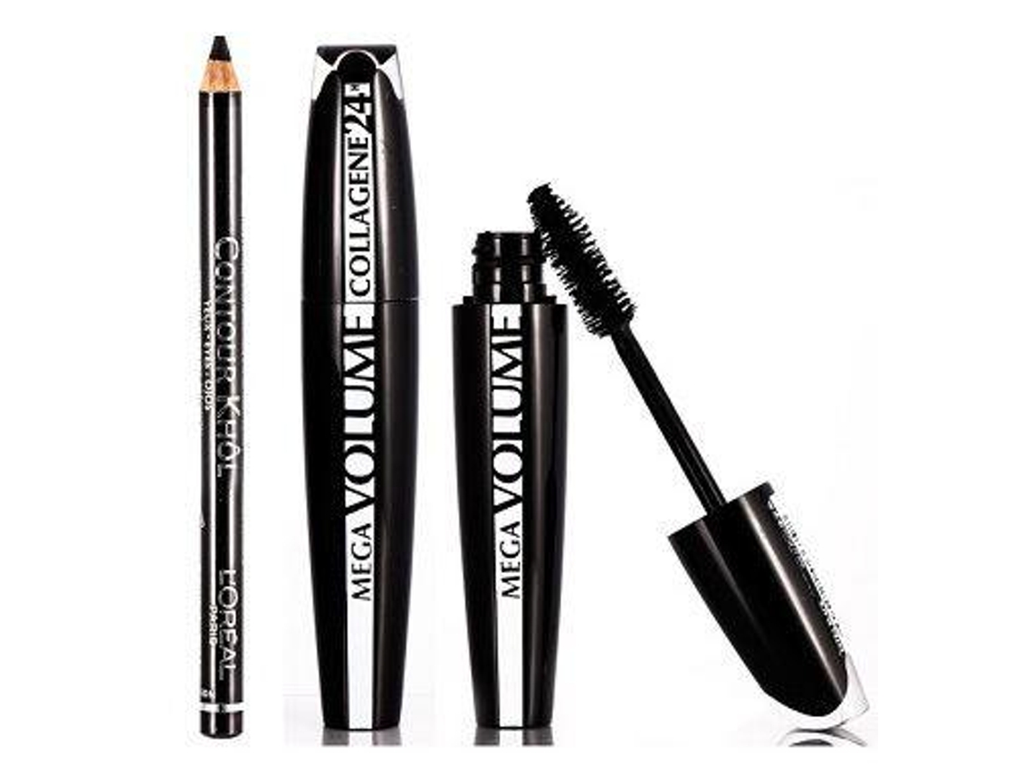 L'ORÉAL Paris Make Up Mascara Mega Volume Collagene 24 H + 2 Peças