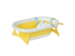 Banheira Dobrável ESSÊNCIACASA para bebés de 0 a 3 anos (81,5x50,5x23,5 cm) com plugue e almofada