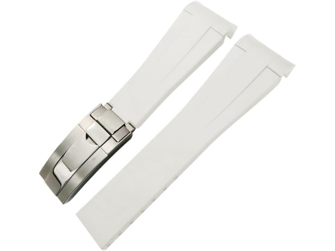 Pulseira de couro com 22mm Confortável Água Resistente Fivela Aço Inoxidável S/MARCA