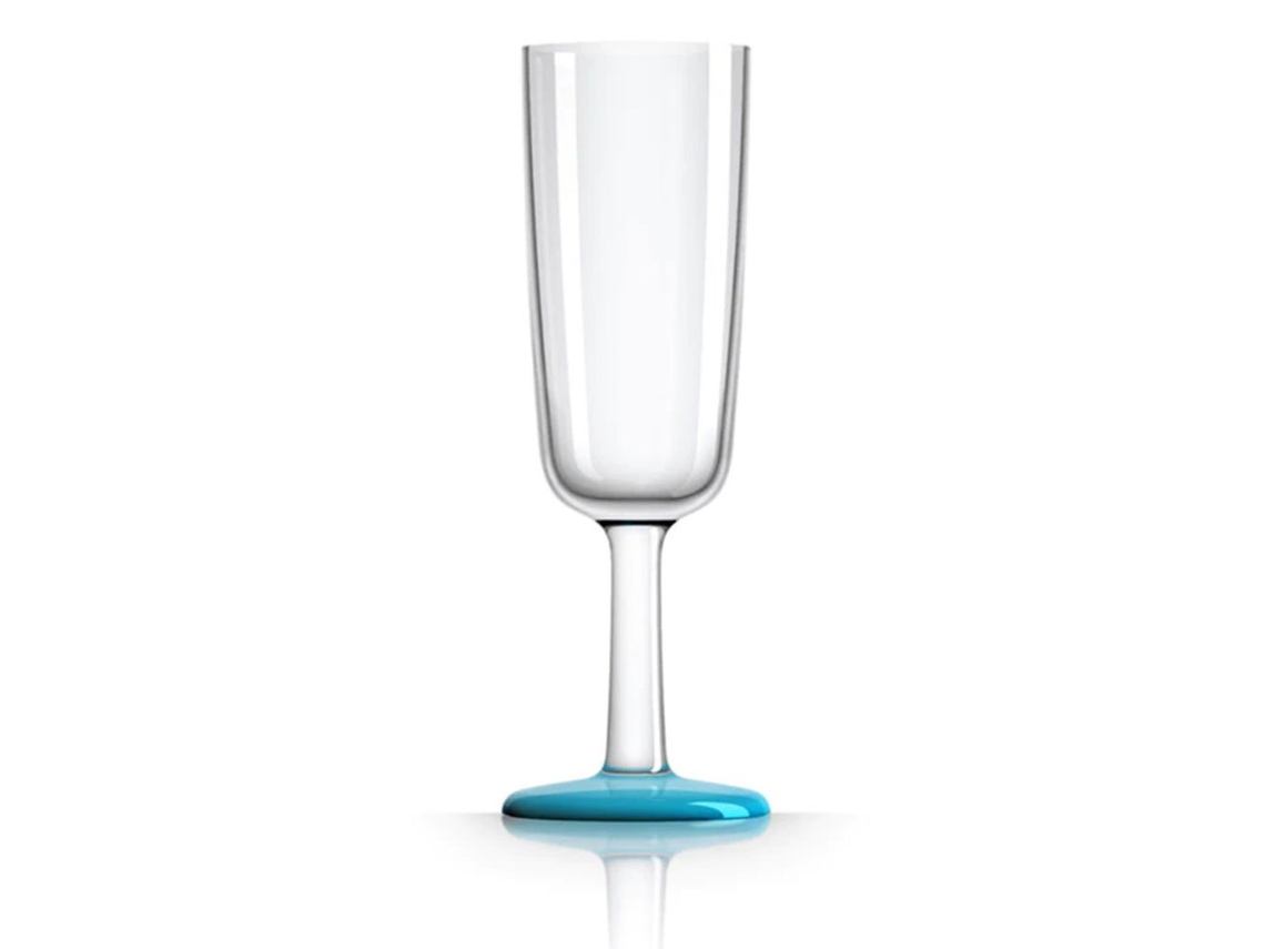 Taça de Champanhe 180Ml Transparenteplastimo