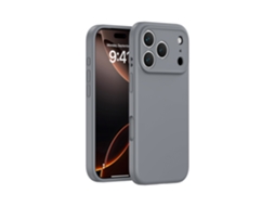 (cinza Carvão, Iphone 16 Plus) Capa De Silicone Líquido Para Iphone, Cobertura Total Sem Folgas, Proteção De Botão Em Peça Única.
